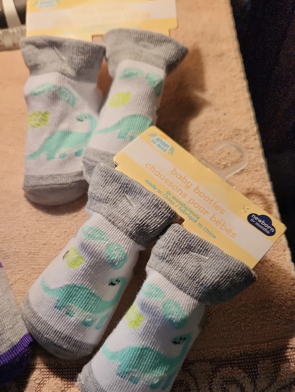 Angel Of Mine Baby Booties